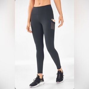Fabletics Black Mila High Waisted Pocket Leggings XS